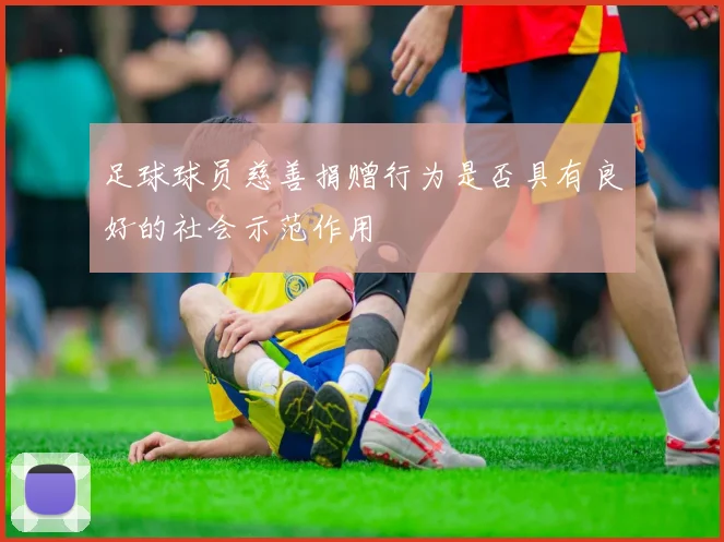 足球球员慈善捐赠行为是否具有良好的社会示范作用